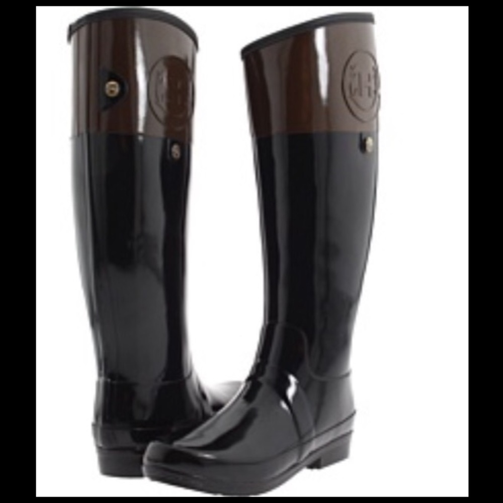 Hunter Regent Carlyle Rain Tall Riding Boots Gem